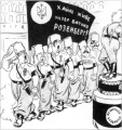 Карикатура на украинских эсэсовцев.