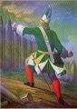 Гренадёр пехотного полка русской армии 1700-1732 год